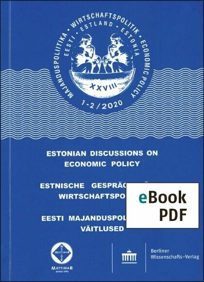 Estnische Gespräche über Wirtschaftspolitik 1-2/2020 main product photo