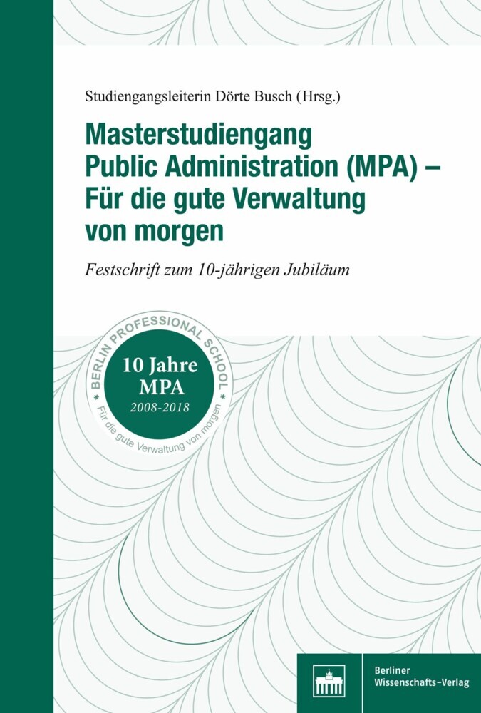 Masterstudiengang Public Administration (MPA) - Für die gute Verwaltung von morgen main product photo