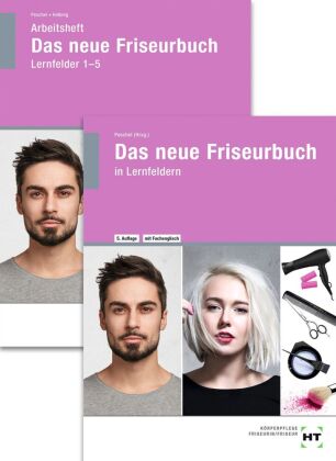 Paketangebot für Das neue Friseurbuch + Arbeitsheft Das neue Friseurbuch - Lernfelder 1-5, m. 1 Buch, m. 1 Buch