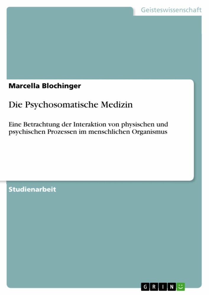 Die Psychosomatische Medizin main product photo