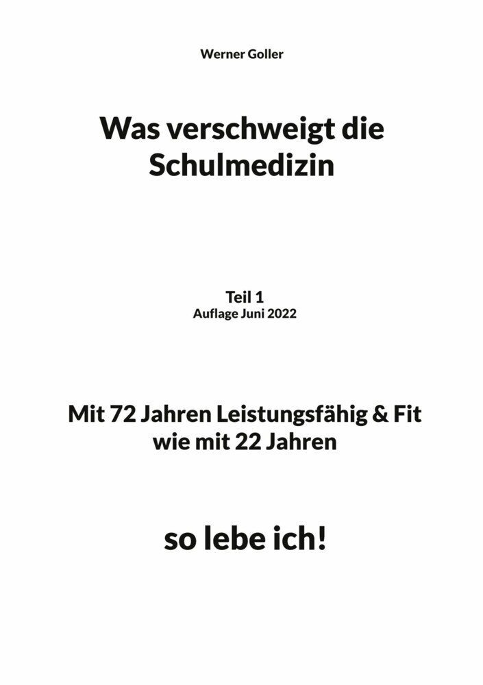 Was verschweigt die Schulmedizin main product photo