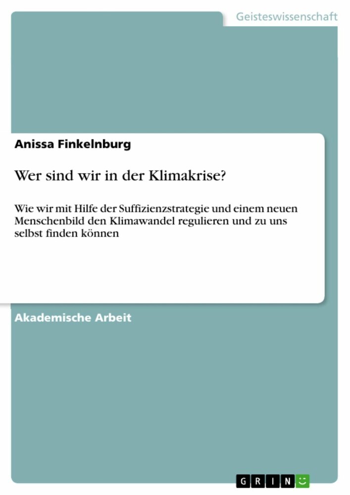 Wer sind wir in der Klimakrise? main product photo