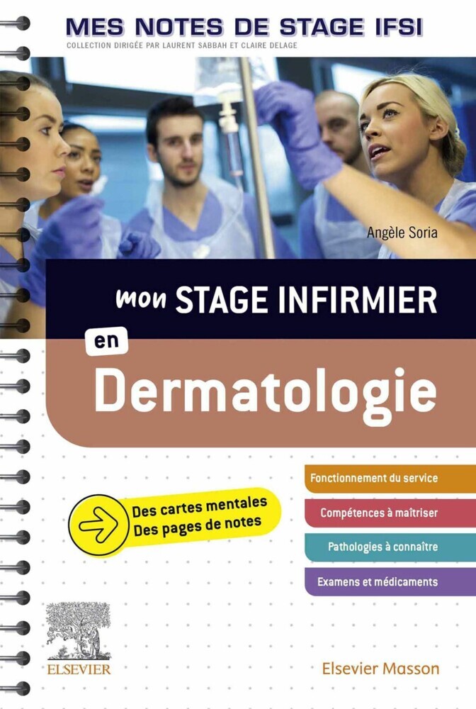 Mon stage infirmier en Dermatologie. Mes notes de stage IFSI main product photo