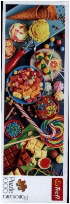 Puzzle 1000 Panorama  Süßigkeiten (Puzzle)