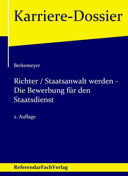 Richter / Staatsanwalt werden - Die Bewerbung für den Staatsdienst main product photo
