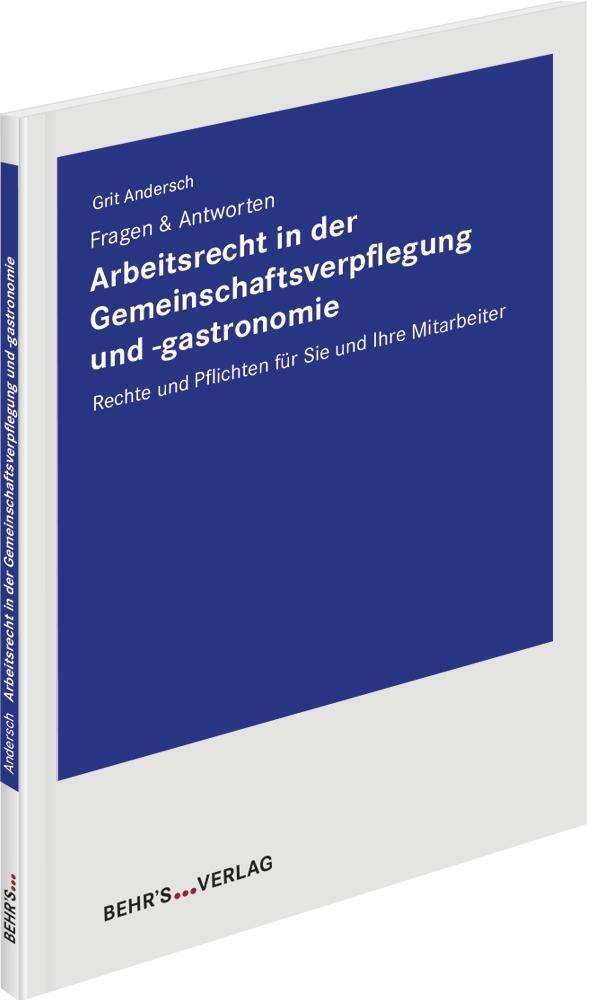 Arbeitsrecht in der Gemeinschaftsverpflegung und -gastronomie main product photo