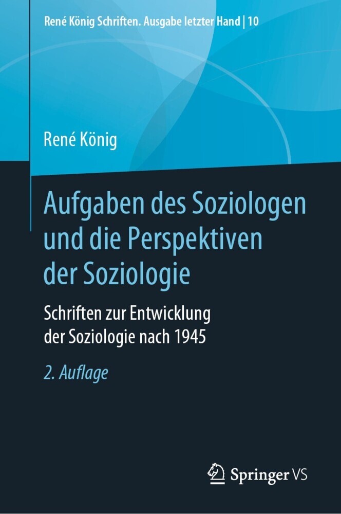 Aufgaben des Soziologen und die Perspektiven der Soziologie main product photo