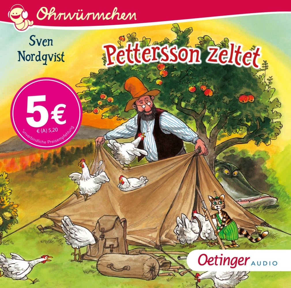 Pettersson und Findus. Pettersson zeltet, 1 Audio-CD main product photo