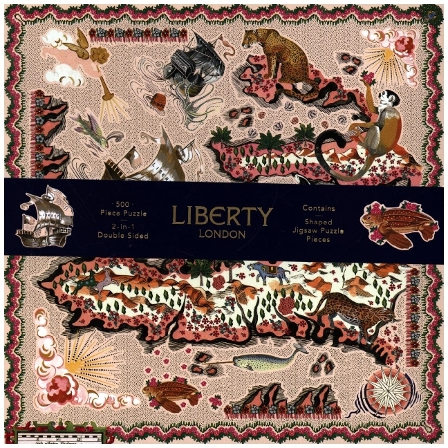 Liberty Maxine 500 Piece Double Sided Puzzle With Shaped Pieces main product photo