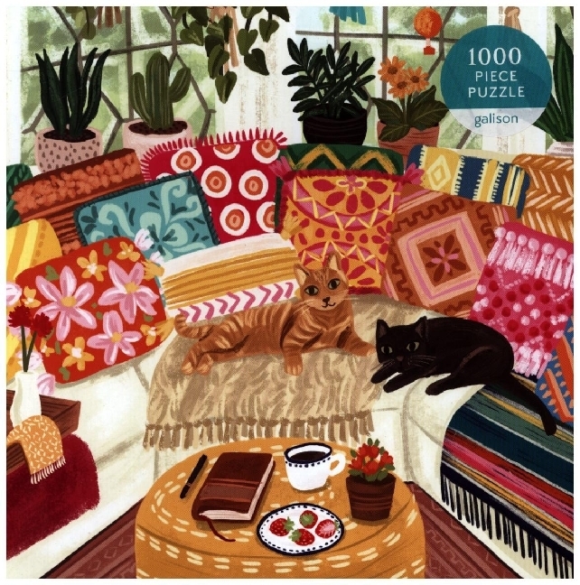 Serenity Meow 1000 Piece Puzzle in a Square Box main product photo