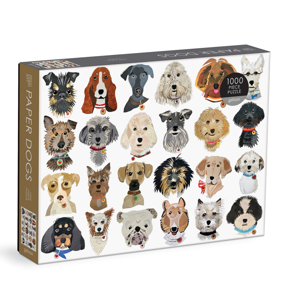 Paper Dogs 1000 Pc Puzzle main product photo