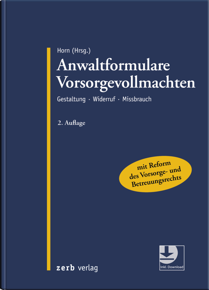 Anwaltformulare Vorsorgevollmachten main product photo