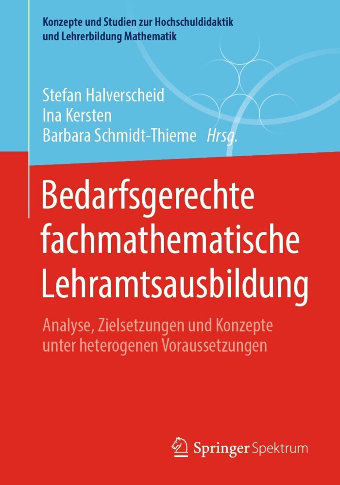 Bedarfsgerechte fachmathematische Lehramtsausbildung main product photo