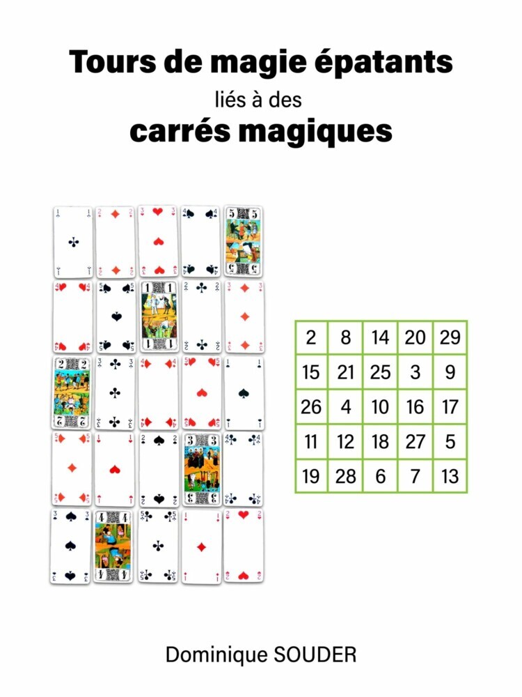 Tours de magie épatants reliés aux carrés magiques main product photo
