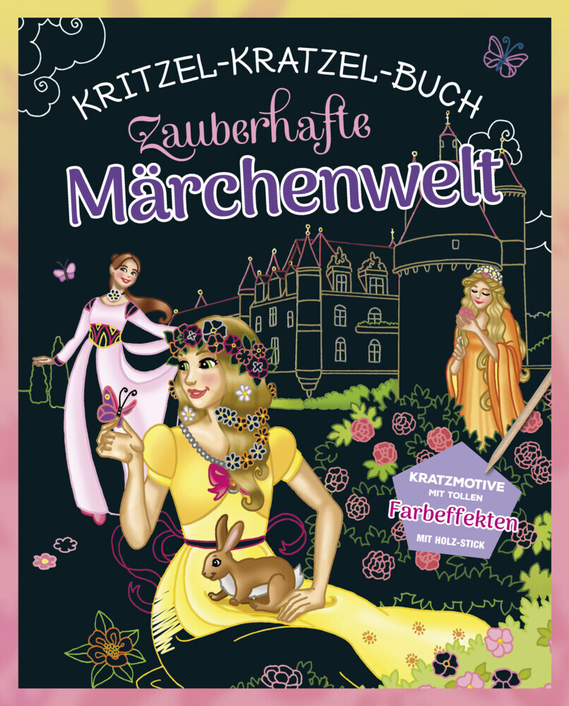 Zauberhafte Märchenwelt - Kritzel-Kratzel-Buch für Kinder ab 5 Jahren main product photo