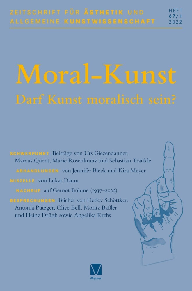Zeitschrift für Ästhetik und Allgemeine Kunstwissenschaft 67/1 main product photo