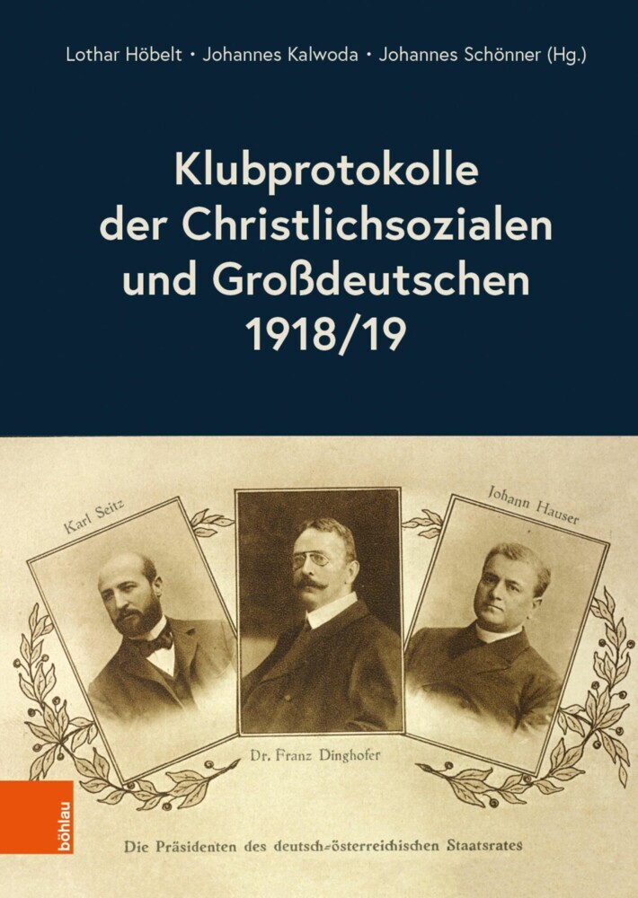 Klubprotokolle der Christlichsozialen und Großdeutschen 1918/19 main product photo