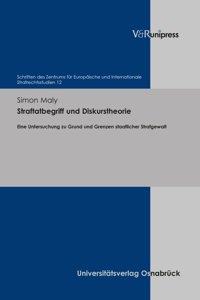 Straftatbegriff und Diskurstheorie main product photo