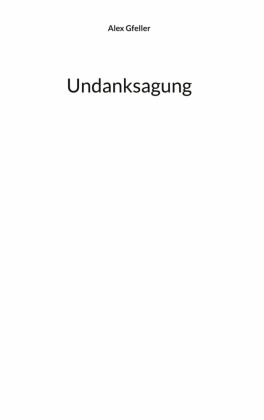 Undanksagung