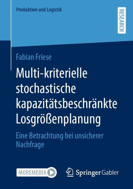 Multi-kriterielle stochastische kapazitätsbeschränkte Losgrößenplanung main product photo