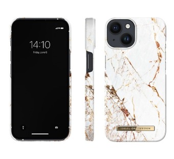 IDEAL OF SWEDEN iPhone 14 Fashion Case Carrara Gold