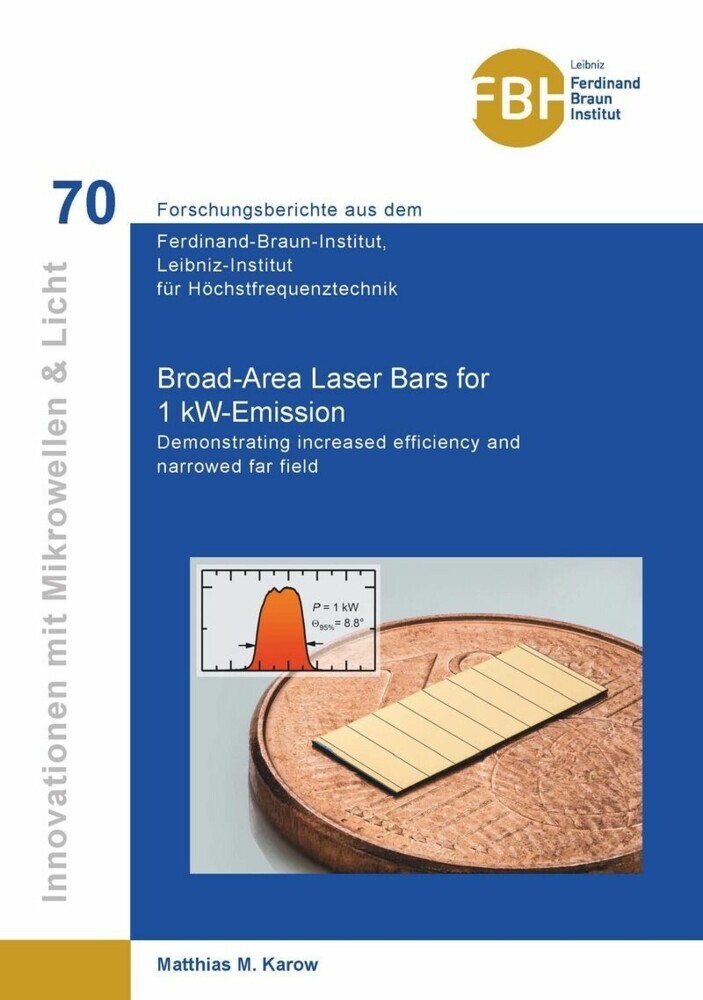 Broad-Area Laser Bars for 1 kW-Emission main product photo