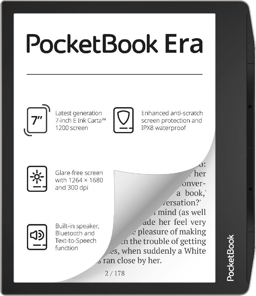 PocketBook Era - 16GB Stardust Silver, E-Book Reader main product photo