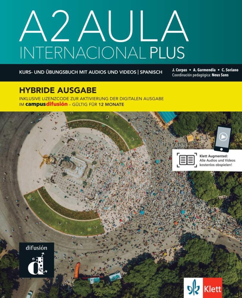 Aula internacional Plus 2 A2 - Hybride Ausgabe main product photo