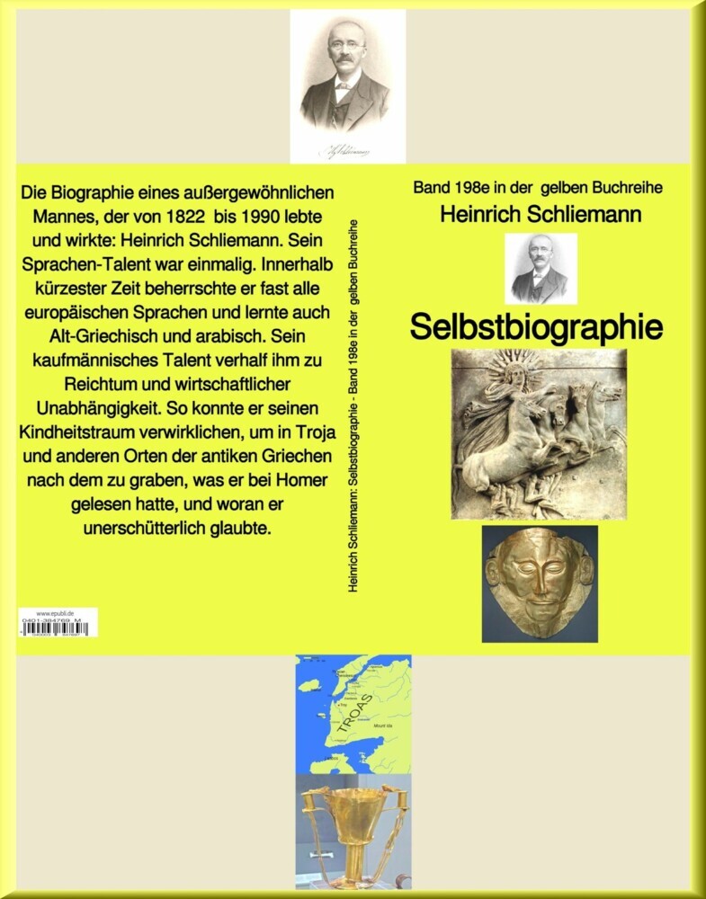 Heinrich Schliemann: Selbstbiographie - Band 198e in der gelben Buchreihe - bei Jürgen Ruszkowski main product photo