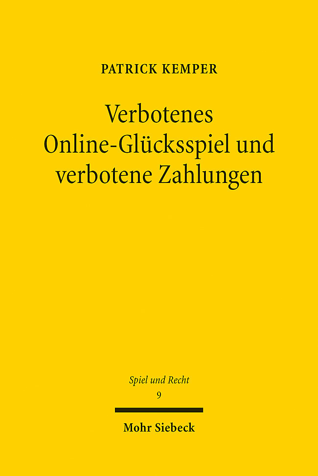 Verbotenes Online-Glücksspiel und verbotene Zahlungen main product photo