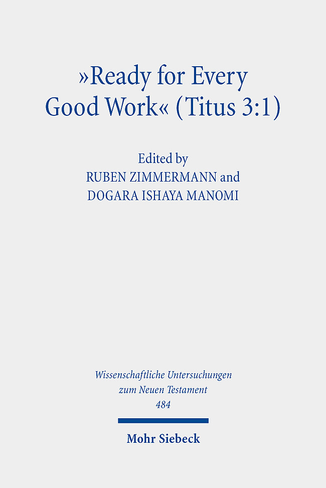 'Ready for Every Good Work' (Titus 3:1) main product photo