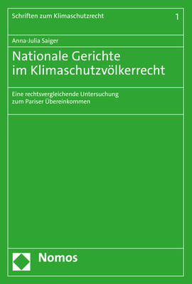 Nationale Gerichte im Klimaschutzvölkerrecht main product photo