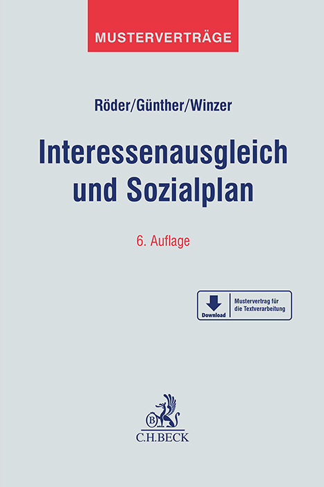 Interessenausgleich und Sozialplan main product photo