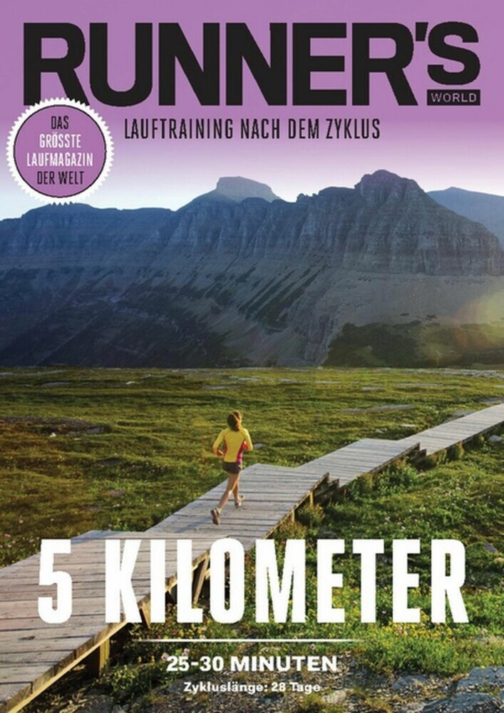 RUNNER'S WORLD 5 Kilometer unter 25-30 Minuten - Zykluslänge: 28 Tage main product photo
