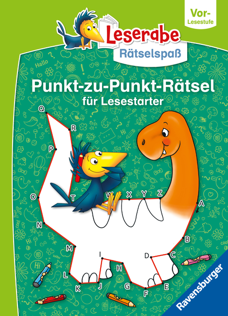 Leserabe Rätselspaß - Punkt-zu-Punkt-Rätsel für Lesestarter (Vor-Lesestufe) main product photo