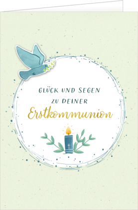 Grußkarten-Set - Glückwünsche zur Kommunion