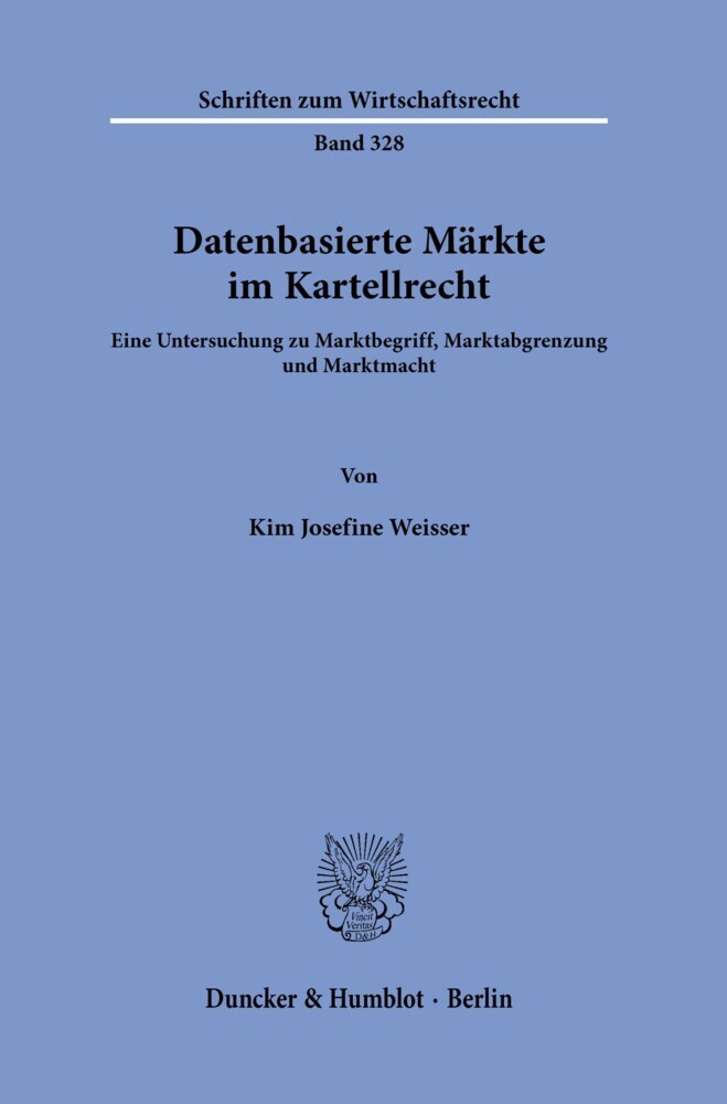 Datenbasierte Märkte im Kartellrecht. main product photo