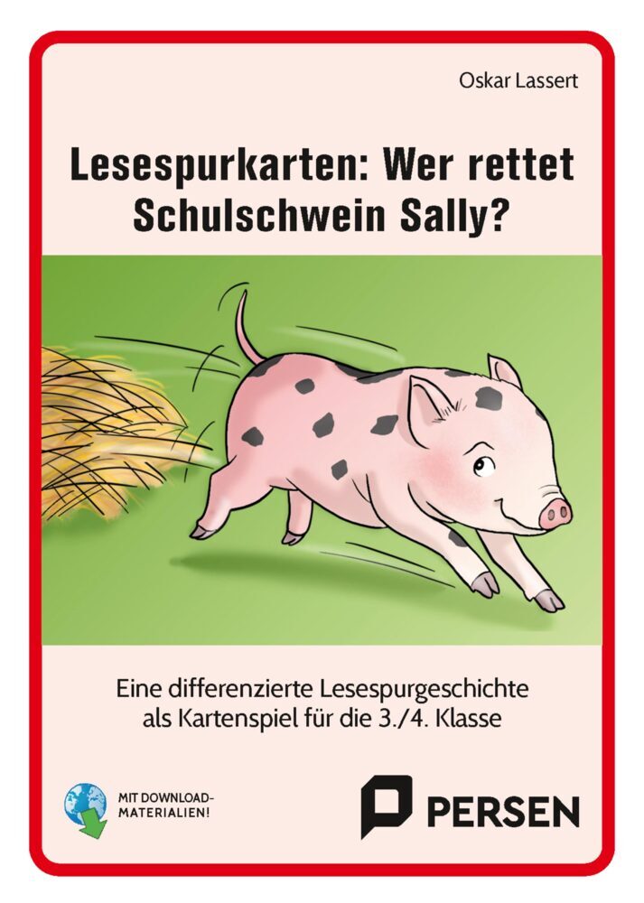 Lesespurkarten: Wer rettet Schulschwein Sally?, m. 1 Beilage main product photo