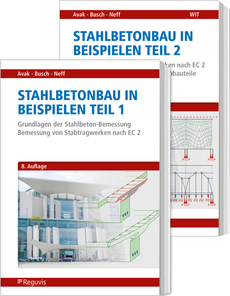 Stahlbetonbau in Beispielen - Teil 1 und 2 main product photo