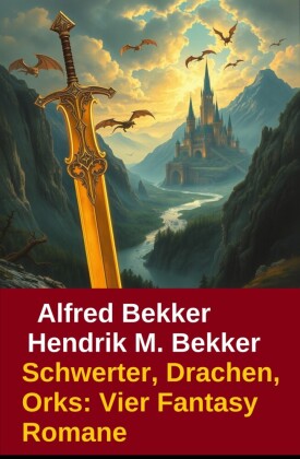 Schwerter, Drachen, Orks: Vier Fantasy Romane