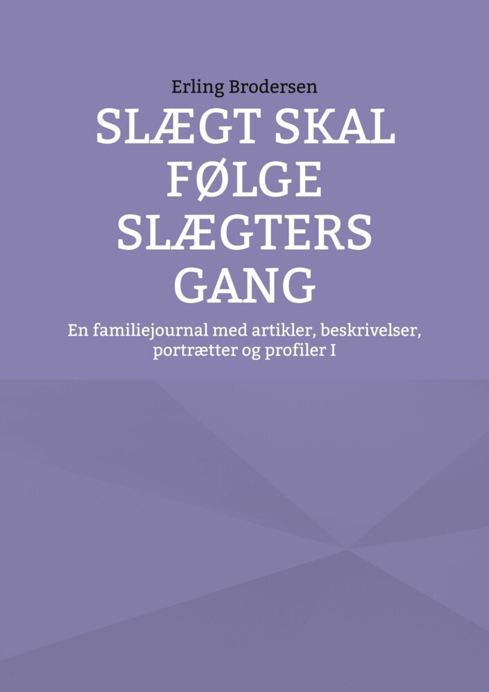 Slægt skal følge slægters gang main product photo