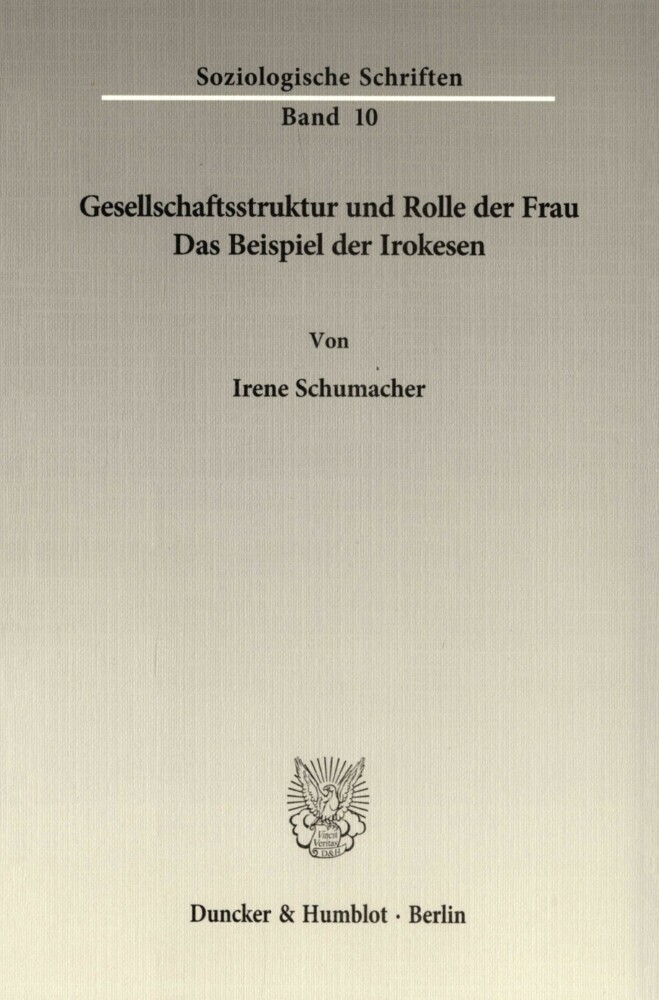 Gesellschaftsstruktur und Rolle der Frau. main product photo