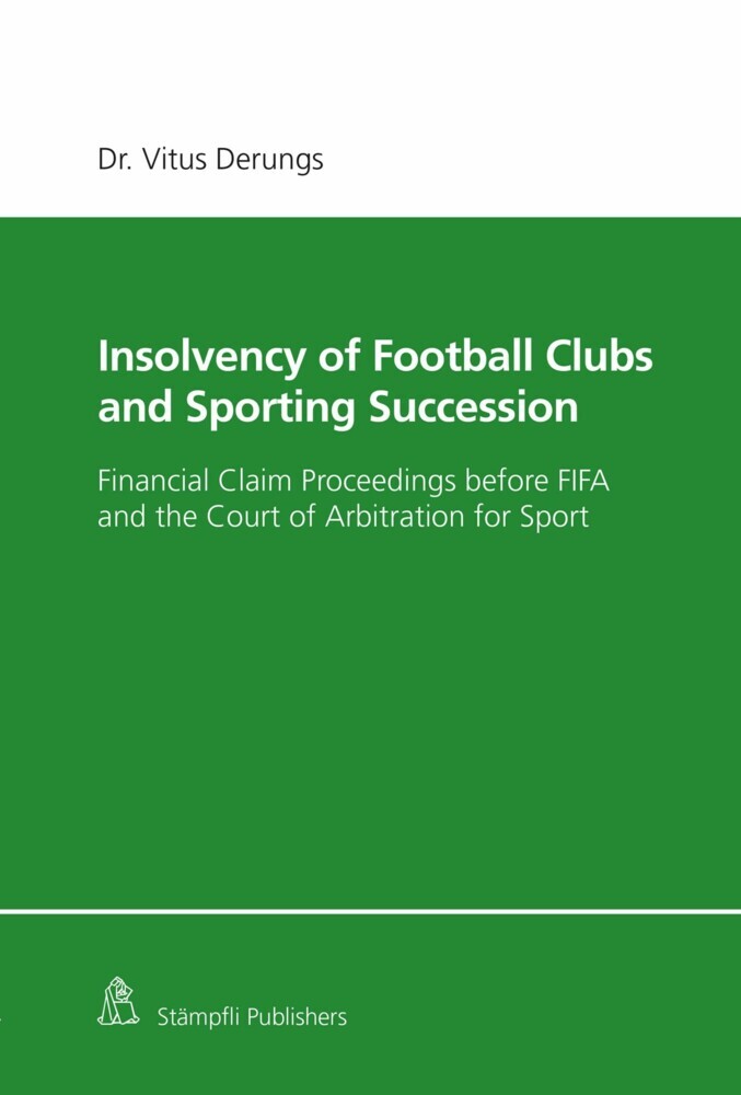 Insolvency of Football Clubs and Sporting Succession main product photo