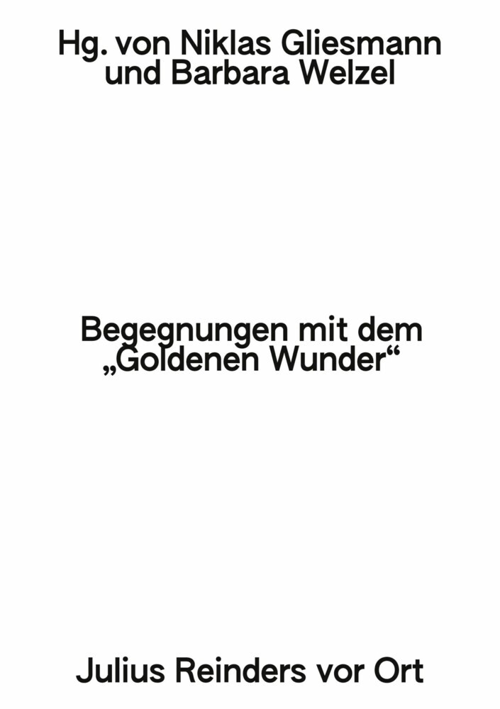 Begegnungen mit dem »Goldenen Wunder« main product photo