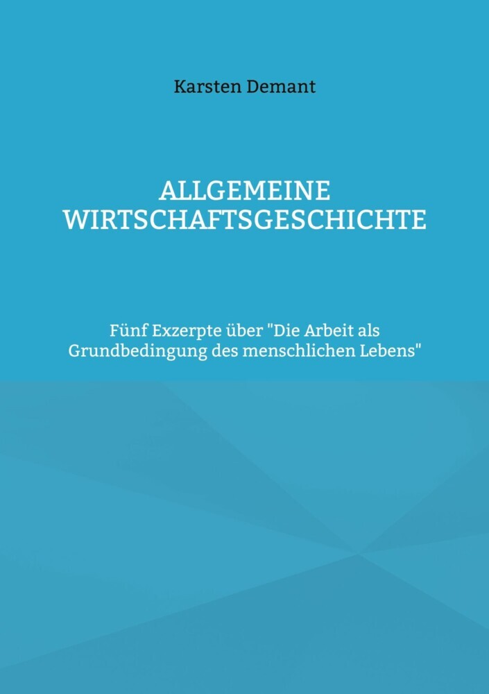 Allgemeine Wirtschaftsgeschichte main product photo