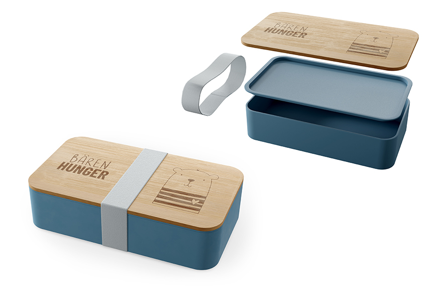 Kinderbrotdose Bärenhunger, 4-teilig main product photo