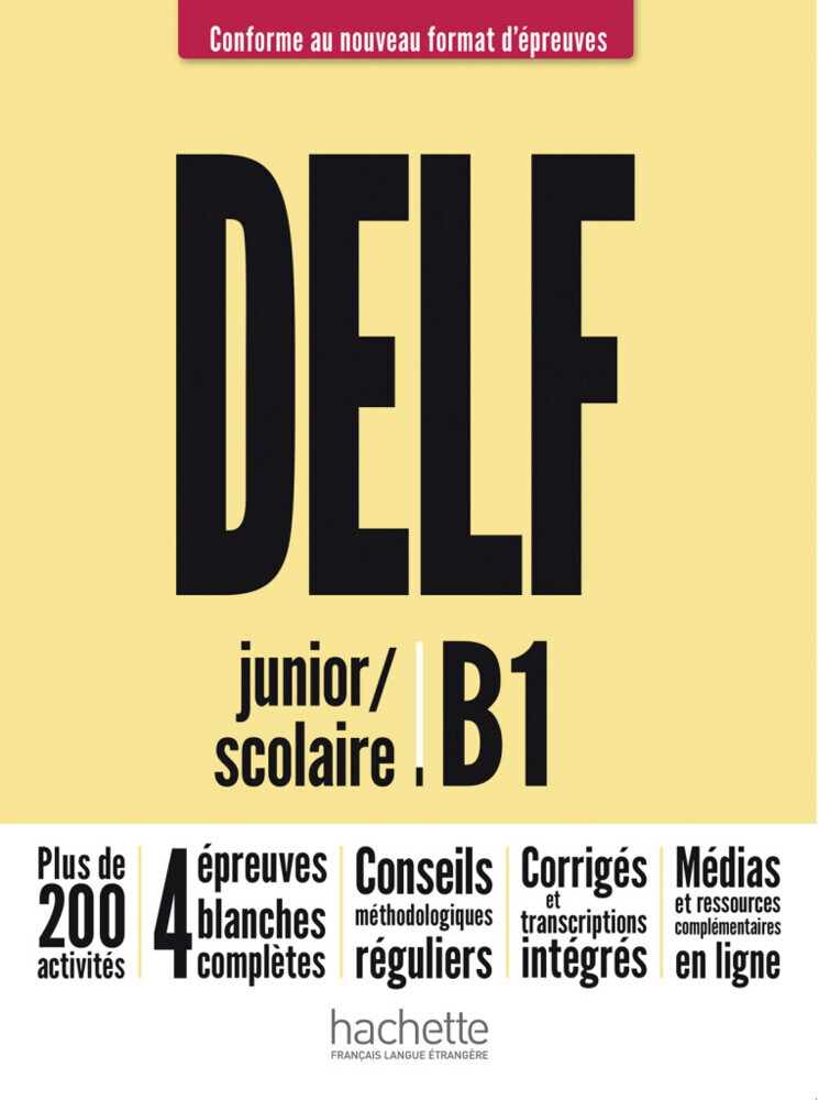 DELF junior / scolaire B1 - Conforme au nouveau format d'épreuves main product photo