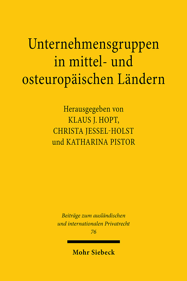 Unternehmensgruppen in mittel- und osteuropäischen Ländern main product photo