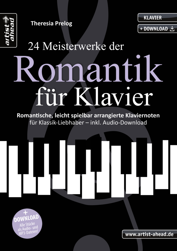 24 Meisterwerke der Romantik für Klavier main product photo