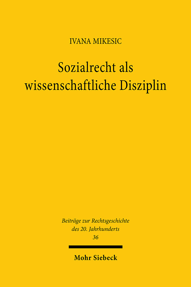Sozialrecht als wissenschaftliche Disziplin main product photo